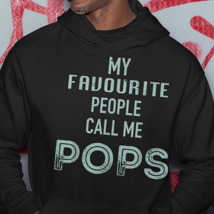 My Favourite People Call Me Pops Fathers Day Hoodie Unique Gifts