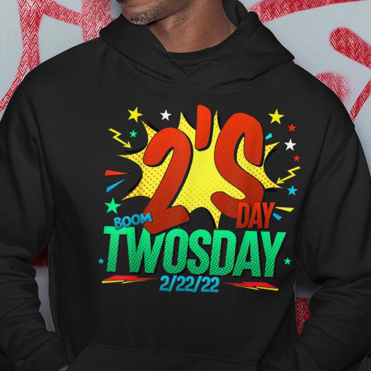 February 22Nd 2022 2-22-22 Happy Twosday 2022 2S Day Hoodie Unique Gifts