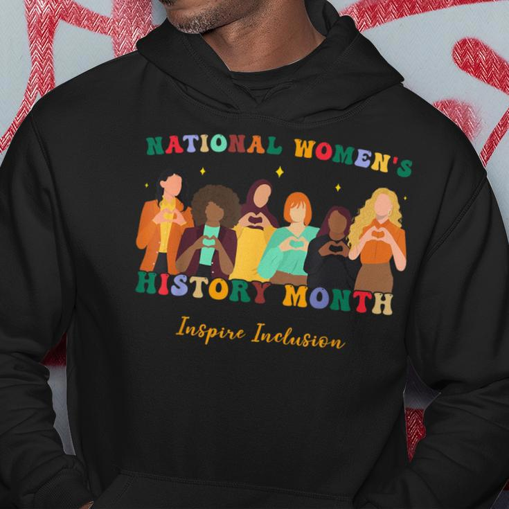 Feminist National Women's History Month Inspire Inclusion Hoodie Funny Gifts