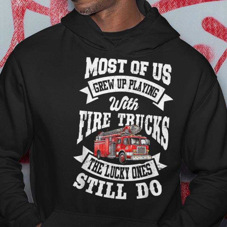 Feuerwehrautofahrer Hoodie Lustige Geschenke