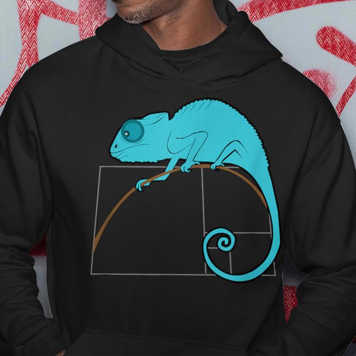 Fibonacci Chameleon Hoodie Lustige Geschenke