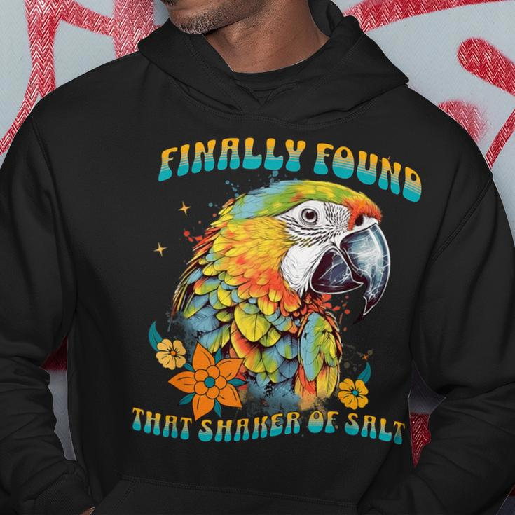 Finally Found That Shaker Of Salt Parrot Head Graphic Groovy Hoodie Unique Gifts