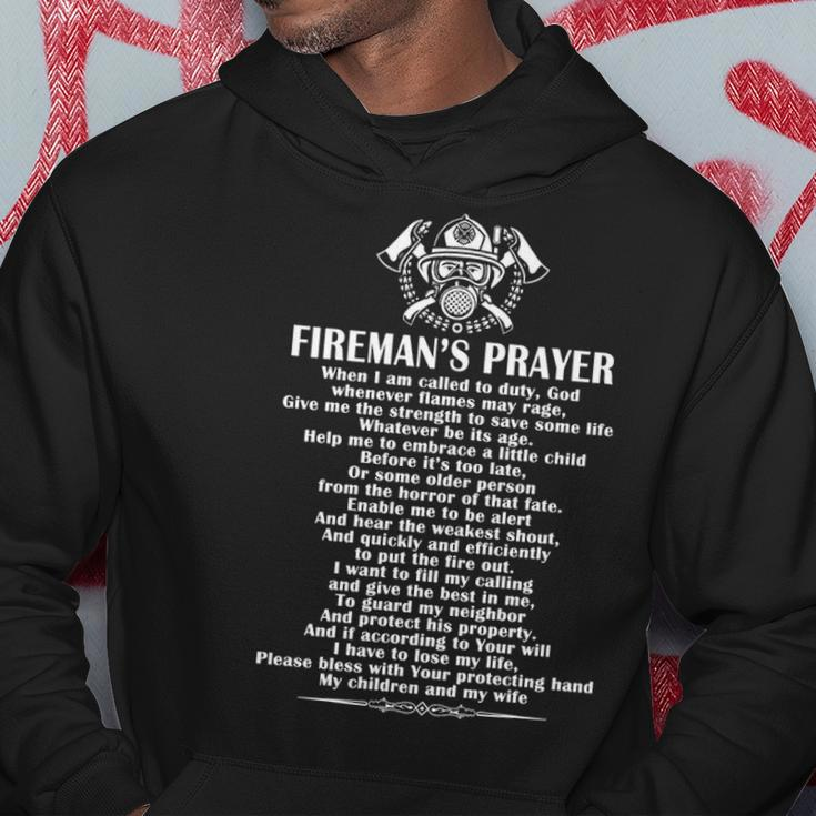 Fireman’S Prayer Firefighter Hoodie Unique Gifts