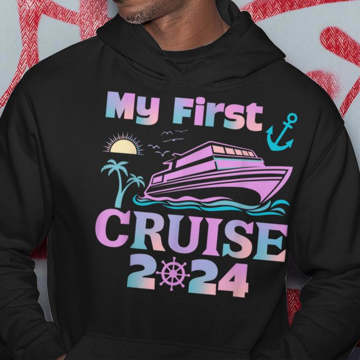 My First Cruise 2024 Matching Family Cruise Hoodie Funny Gifts