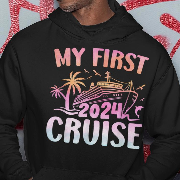 My First Cruise 2024 Vacation Matching Family Cruise Ship Hoodie Funny Gifts