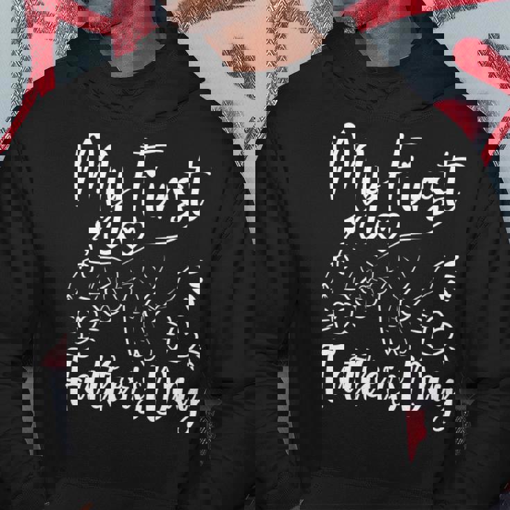 Dad Embroidered Hoodie Best Dad Ever Funny Fathers Day Mens