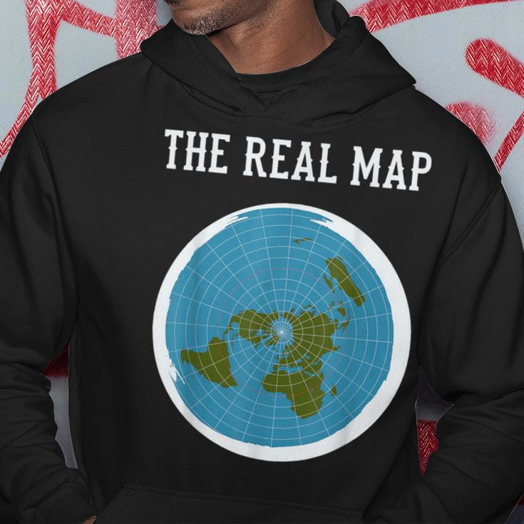 Flat Earther Flat Earth Map Hoodie Funny Gifts