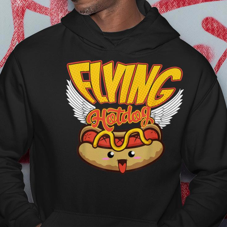 Flying Hot Dog Sausage Lovers Hoodie Unique Gifts