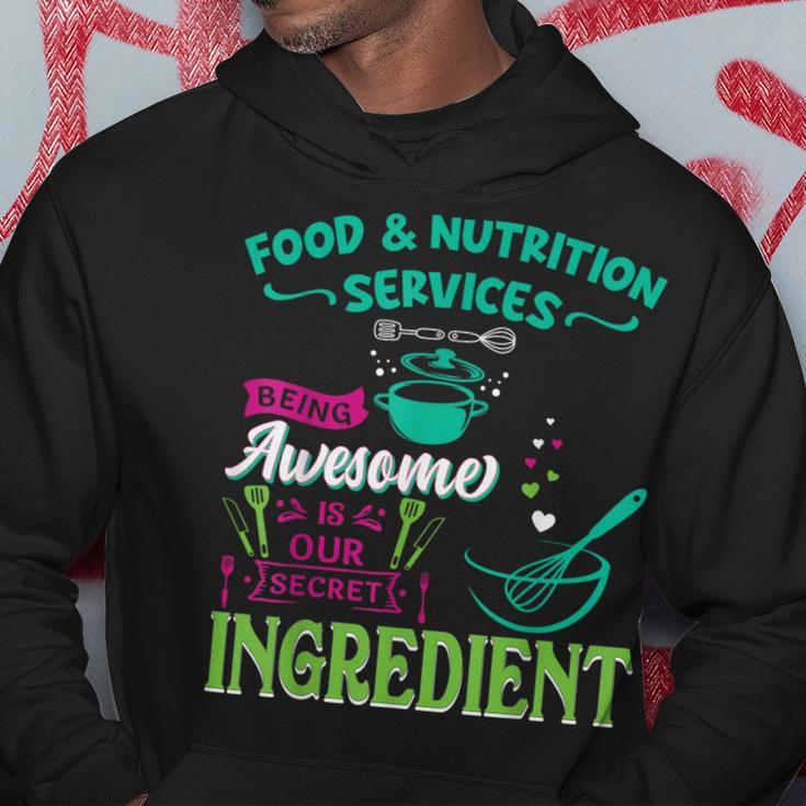 Food & Nutrition Services Being Awesome Lunch Lady Hoodie Funny Gifts