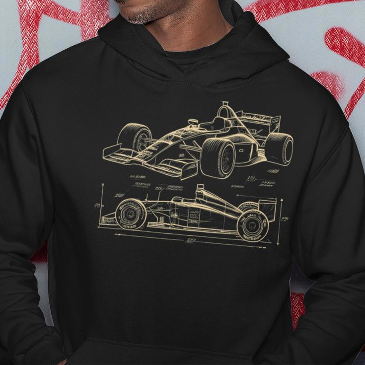 Formula Racing Car Silhouette Mechanic Car Guys Hoodie Personalized Gifts