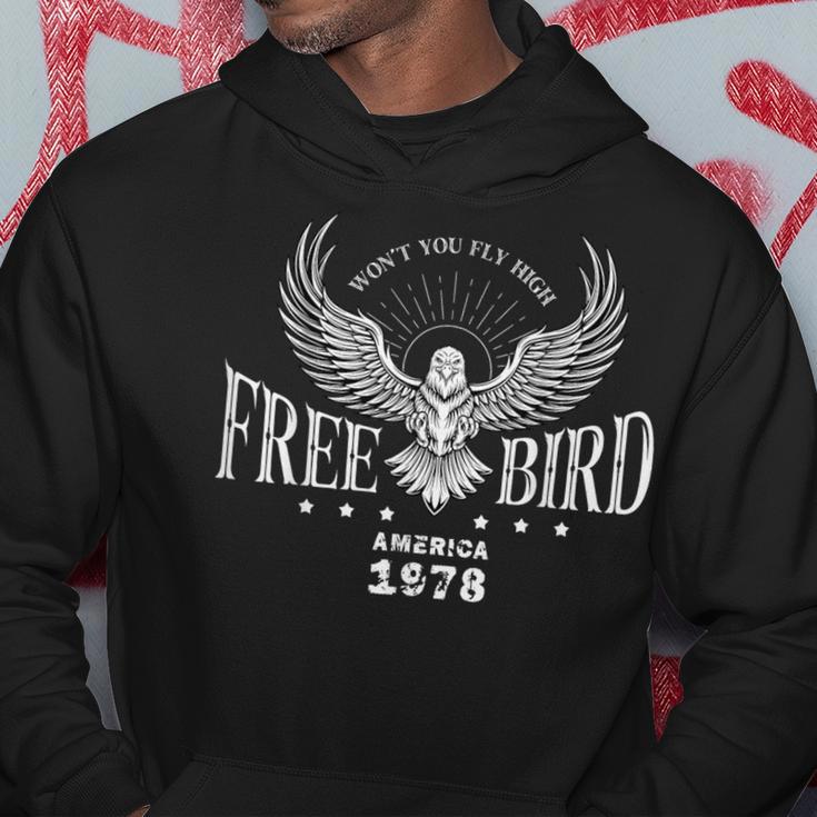 Free Bird Rock Band For Melophile Eagle Music Lovers Hoodie Unique Gifts