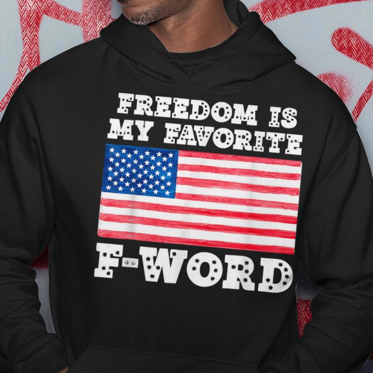 Freedom Is My Favorite F Word Liberty Conservative America Hoodie Unique Gifts