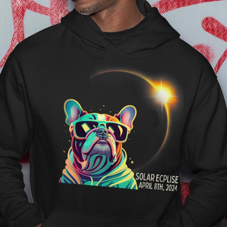French Bulldog America 2024 Solar Eclipse Accessories Hoodie Personalized Gifts