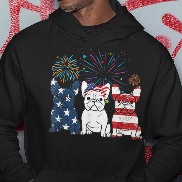 French Bulldog American Flag 4Th Of July Independence Day Hoodie Unique Gifts