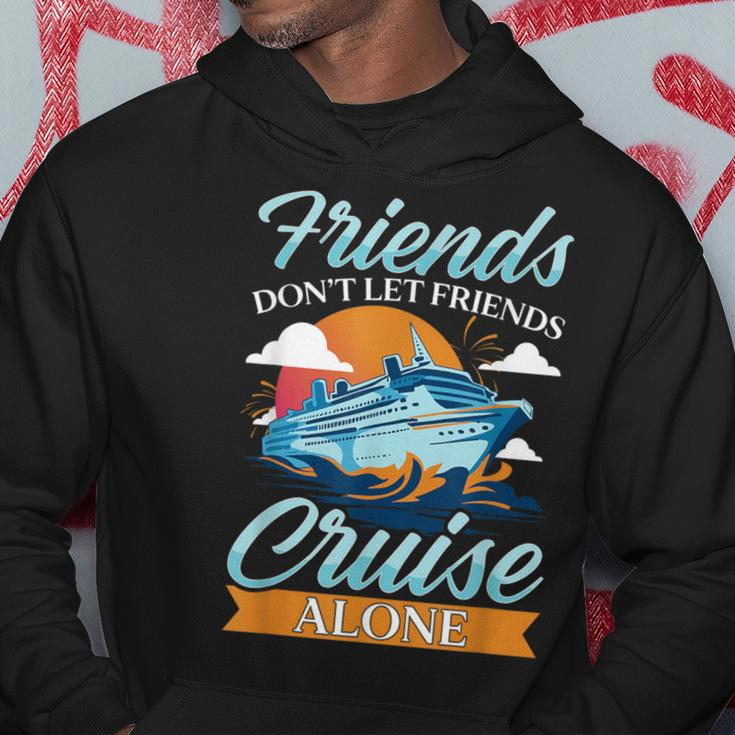 Friends Don't Cruise Alone Cruising Ship Matching Cute Hoodie Unique Gifts
