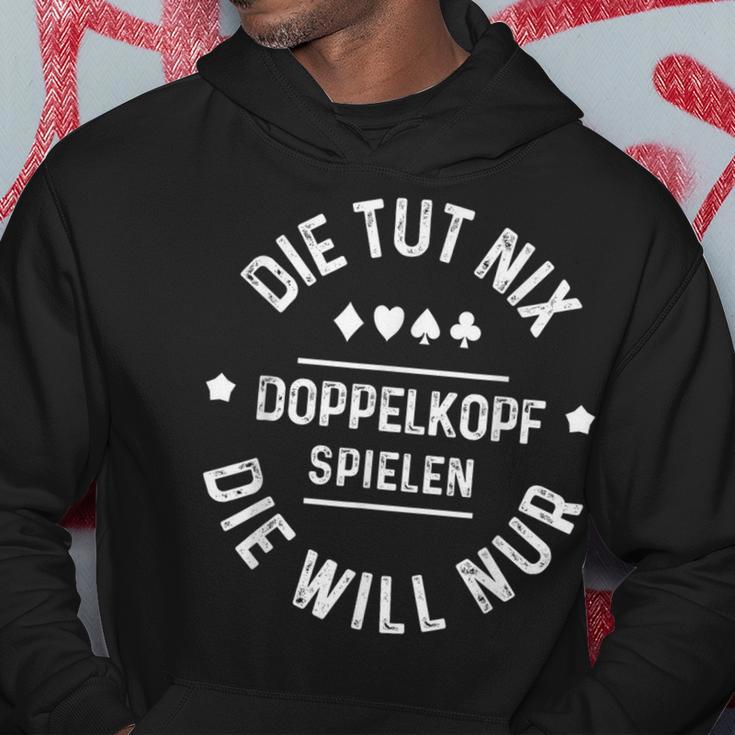 Fun Die Tut Nix Die Will Nur Doppelkopf Spiel Kapuzenpullover Lustige Geschenke