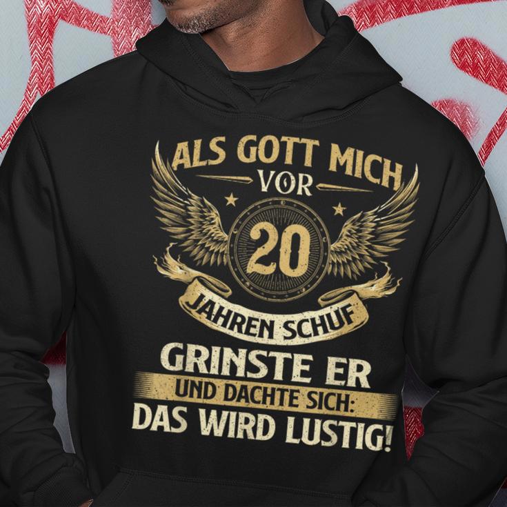 Als Gott Michor 20 Jahre Schuf Birthday Hoodie Lustige Geschenke