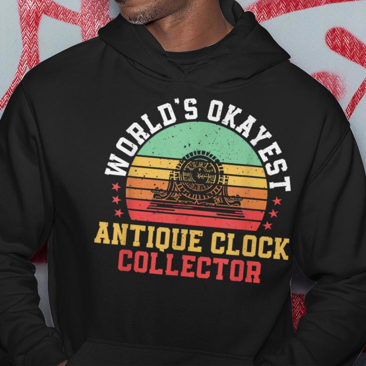 Antique Clock Collector Quote Horologist Vintage Clock Hoodie Unique Gifts