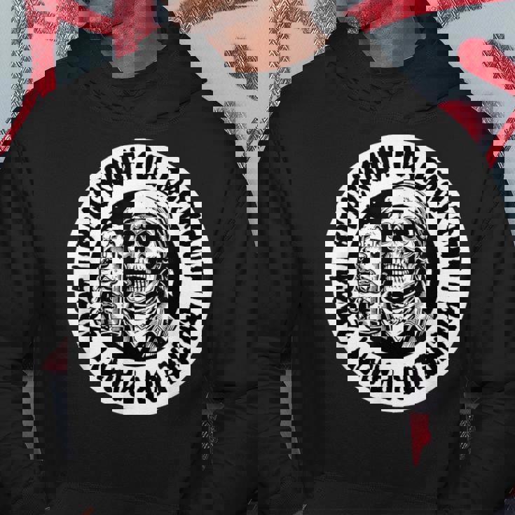 Bachelor Party Blackout Skull Beer Groomsmen Hoodie Personalized Gifts