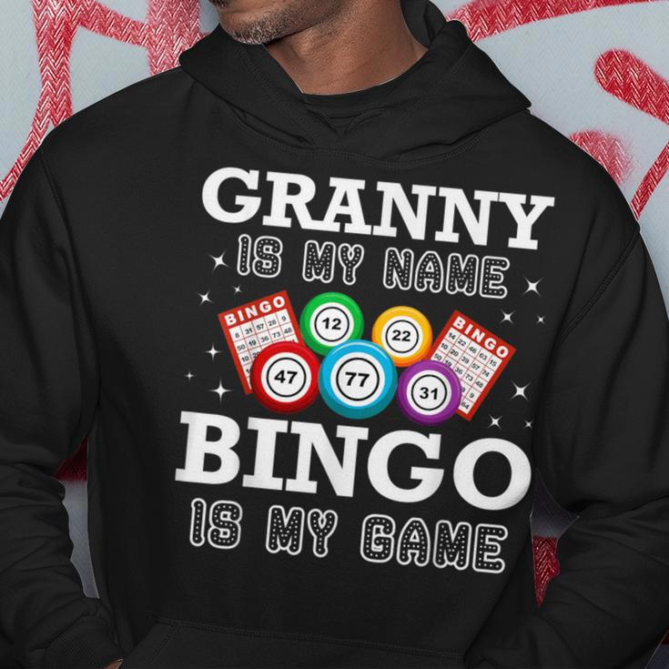 Bingo Granny Is My Name Bingo Lovers Family Casino Hoodie Funny Gifts