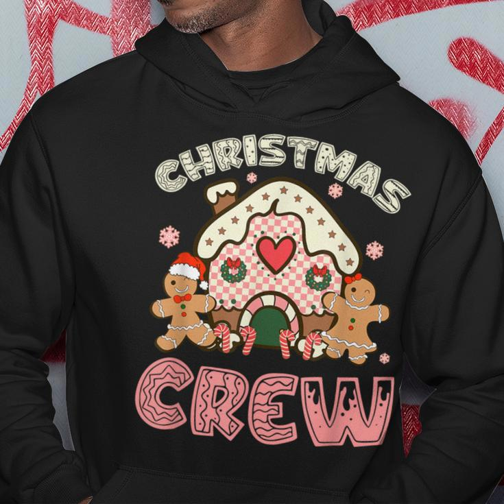 Christmas Crew Gingerbread In Candy House Cute Xmas Hoodie Funny Gifts