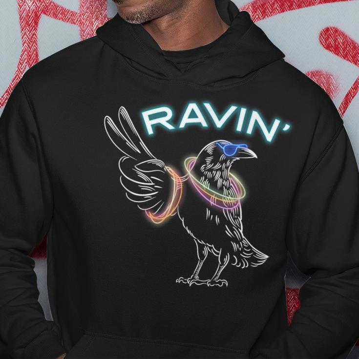 Clubbing Rave Party Raven Rave Hoodie Funny Gifts