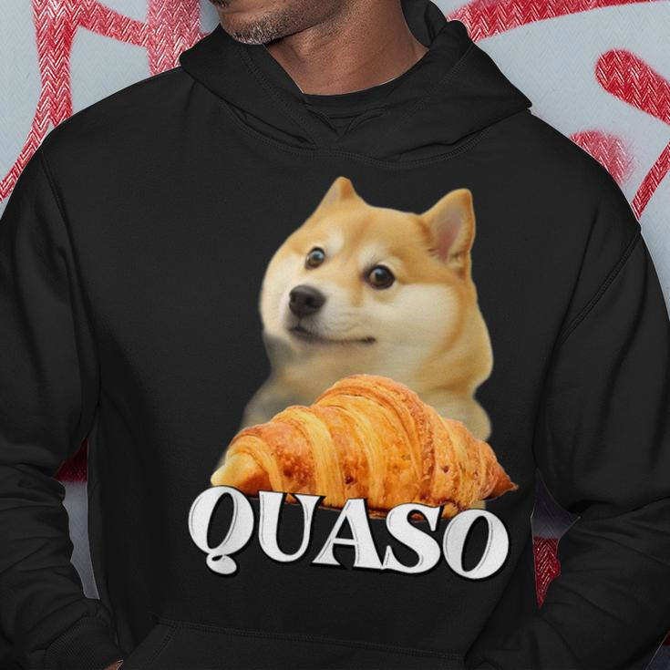 Croissant Quaso Meme Croissant Dog Meme Hoodie Lustige Geschenke