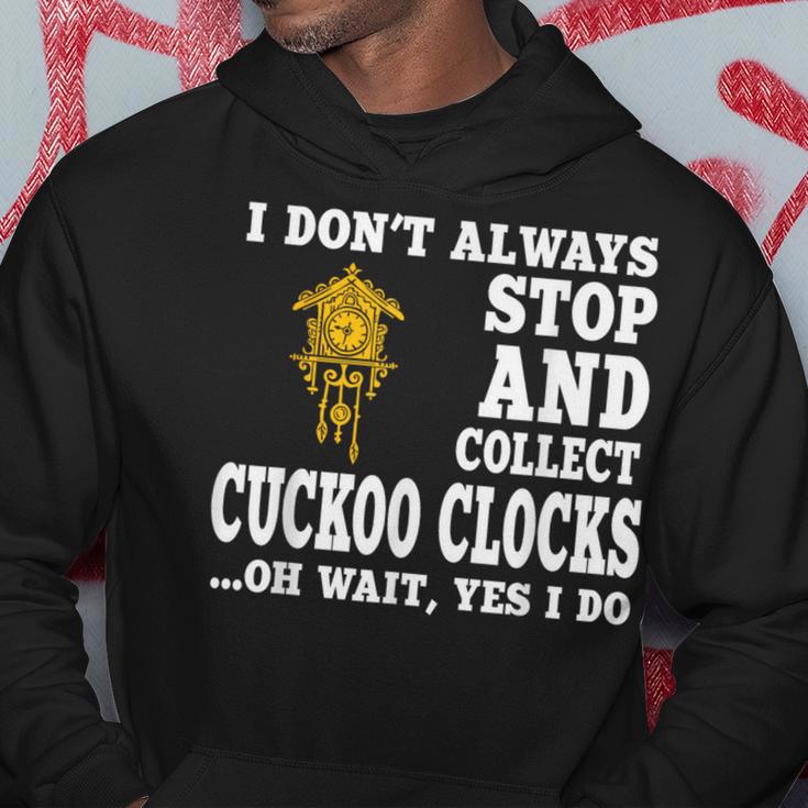 Cuckoo Clock Collector Saying Horologist Black Forest Hoodie Unique Gifts