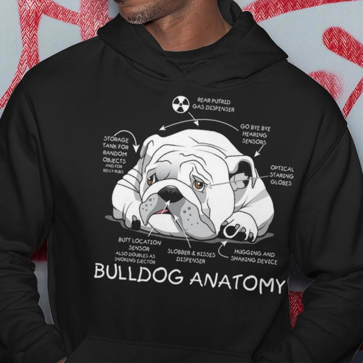 Cute English Bulldog Anatomy Dog Biology Hoodie Unique Gifts