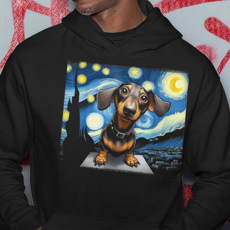 Dachshunds Sausage Dogs In A Starry Night Hoodie Personalized Gifts