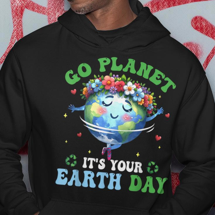 Earth Day Ballet Dancer Go Planet Its Your Earth Day Hoodie Unique Gifts