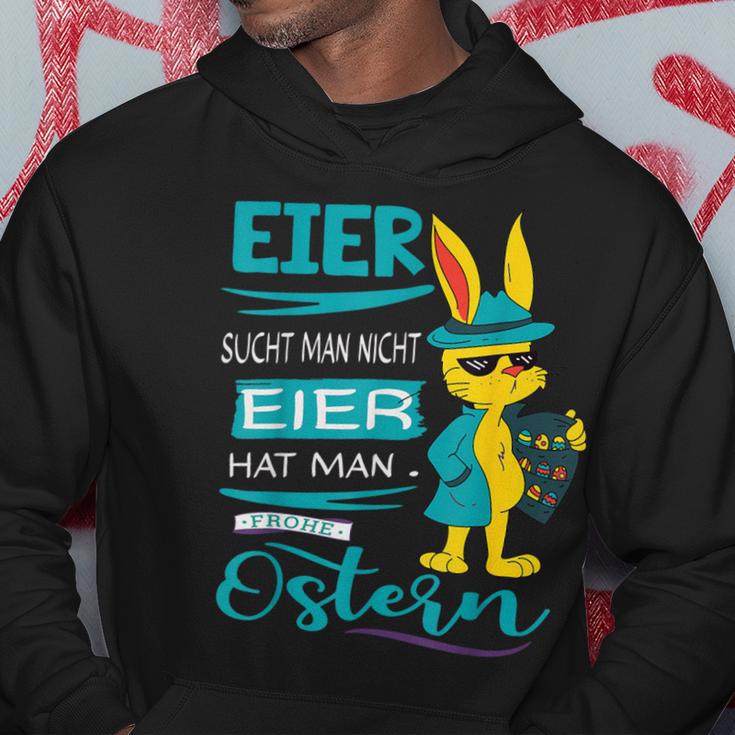 Easter Bunny Frohe Ostern Rabbit Easter Eggs Search Man Hoodie Lustige Geschenke