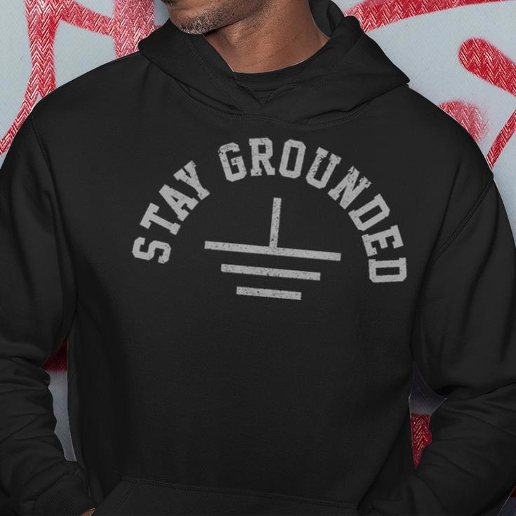 Electrician Stay Grounded Electrical Engineer Hoodie Unique Gifts