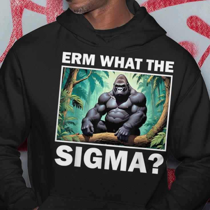 Erm What The Sigma Ironic Meme Brainrot Quote Hoodie Unique Gifts