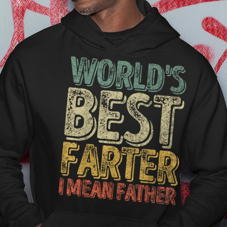 Father's Day World's Best Farter I Mean Father Hoodie Unique Gifts