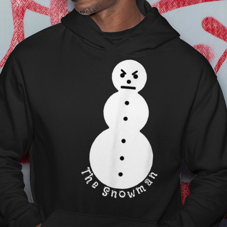 Features An Angry Snowman Says The Snowman Hoodie Unique Gifts