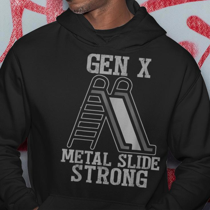 Gen X Generation Gen X Metal Slide Strong Hoodie Unique Gifts
