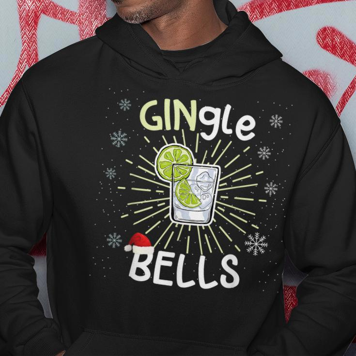 Gingle Bells Christmas Gin Word Game Hoodie Lustige Geschenke