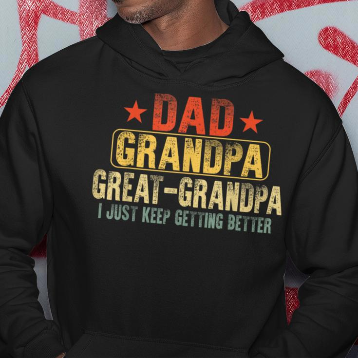 Great Grandpa For Fathers Day Dad Papa Grandpa Hoodie Funny Gifts