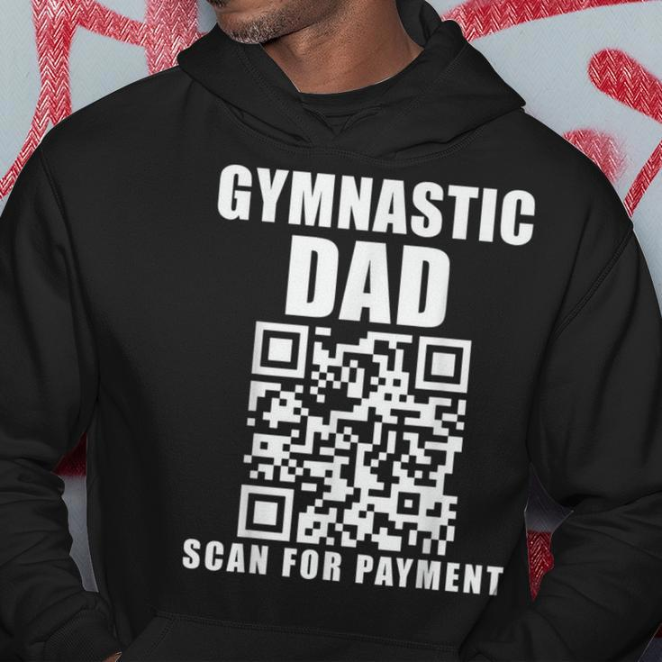Gymnastic Dad Scan For Payment Father's Day Hoodie Unique Gifts