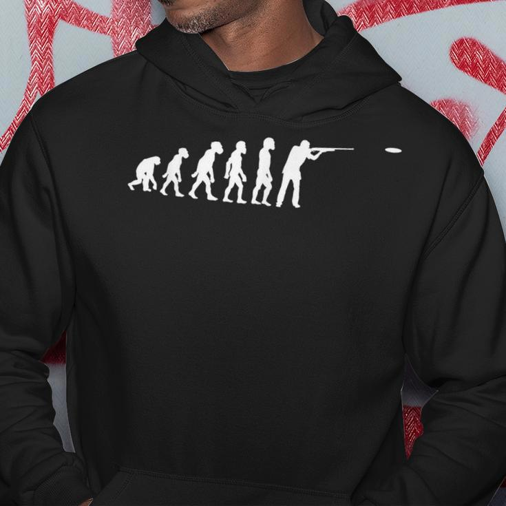 Human Sporting Clays Evolution Player Pigeon Shooter Hoodie Unique Gifts