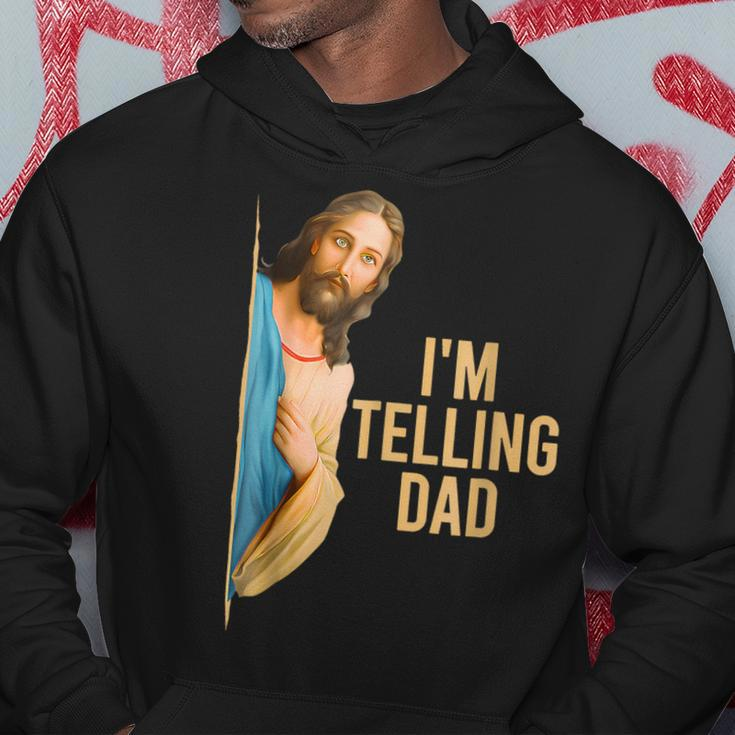 I'm Telling Dad Jesus Meme Kid Women Hoodie Funny Gifts