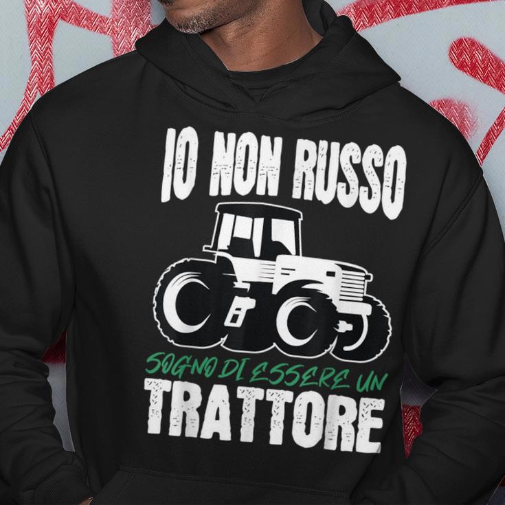 Italian Tractor Saying For Farmers Hoodie Unique Gifts