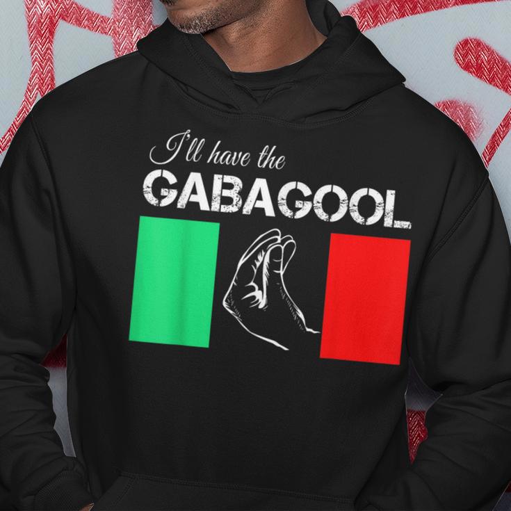 Italiano Gabagool Capicola Italian Slang Italy Flag Hoodie Unique Gifts