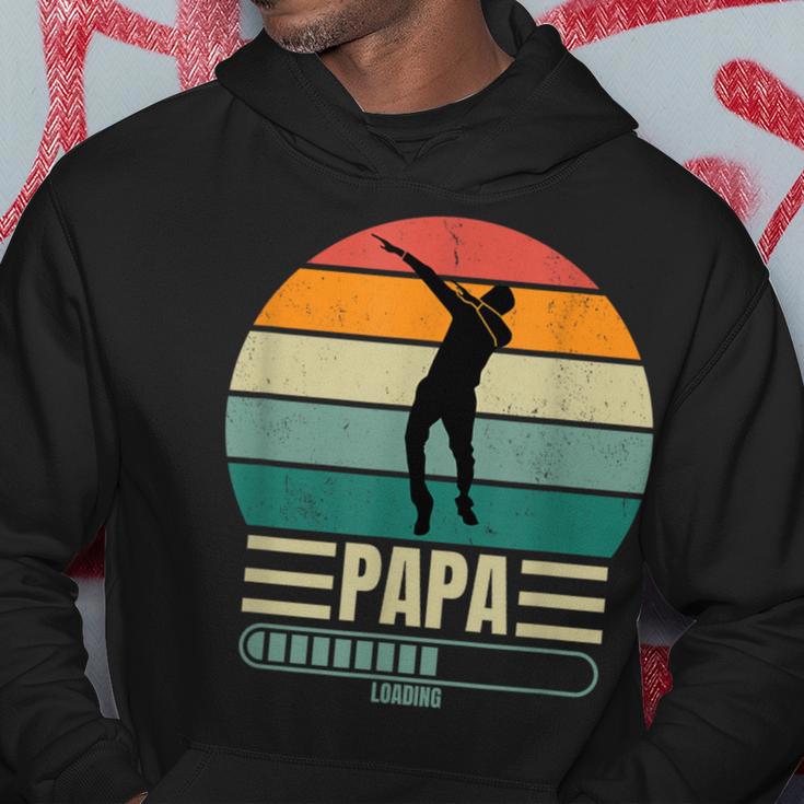 Lustig Papa Loading Bald Papaater Ich Werde Papa Kapuzenpullover Lustige Geschenke