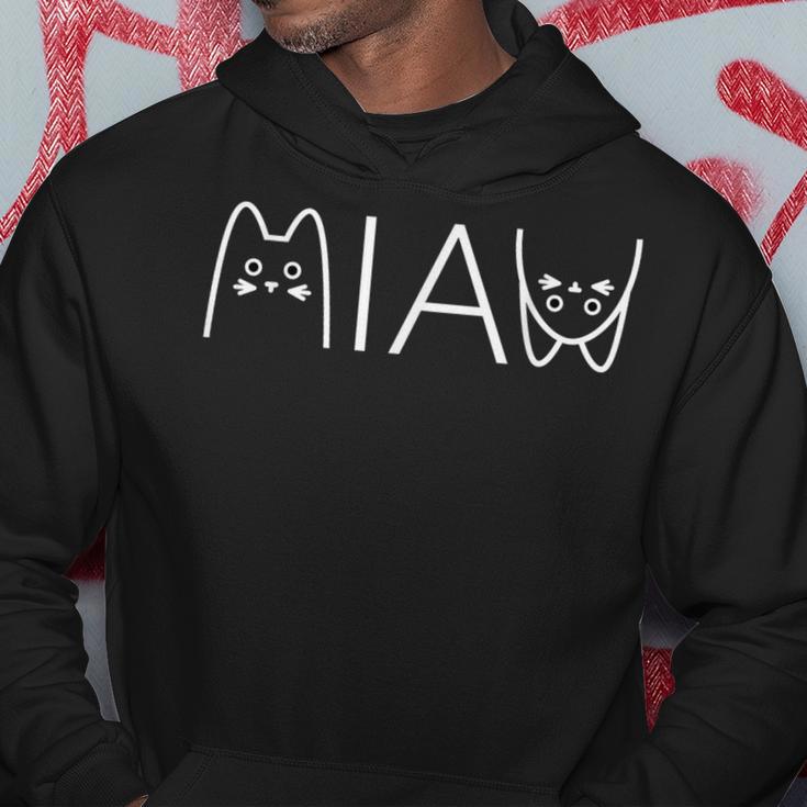 Meau Cat Owner Cat Holder Hoodie Lustige Geschenke