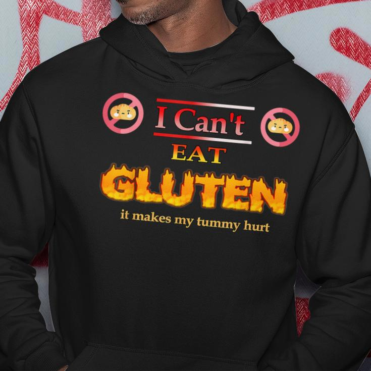 Meme Ich Kann Kein Gluten Essen Es Macht Meinen Bauch Weh Hoodie Lustige Geschenke