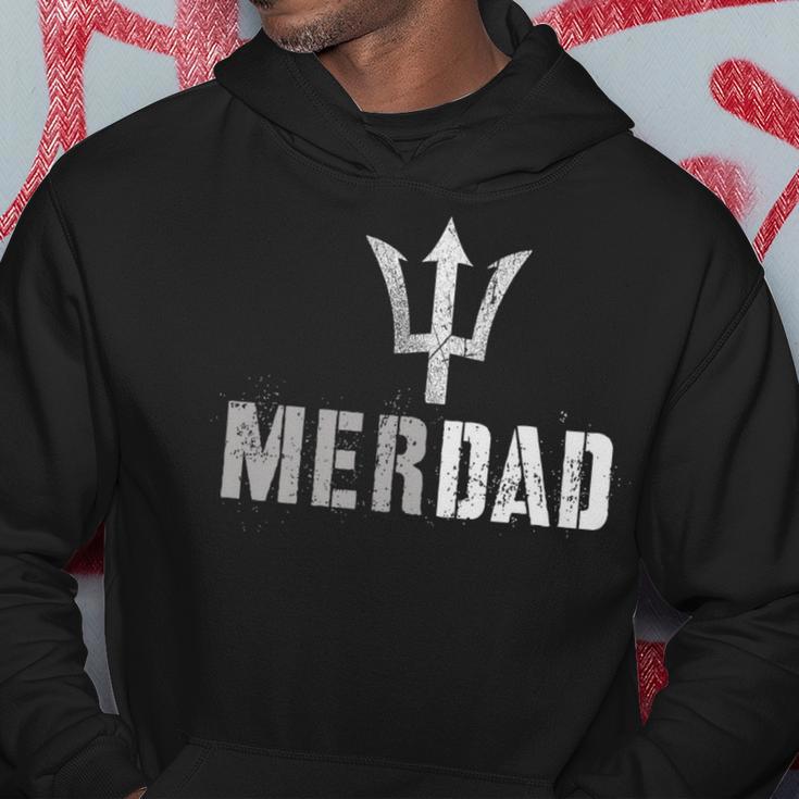 Merdad Protector Mer Father Mermaid Daughter Guard Dad Hoodie Unique Gifts