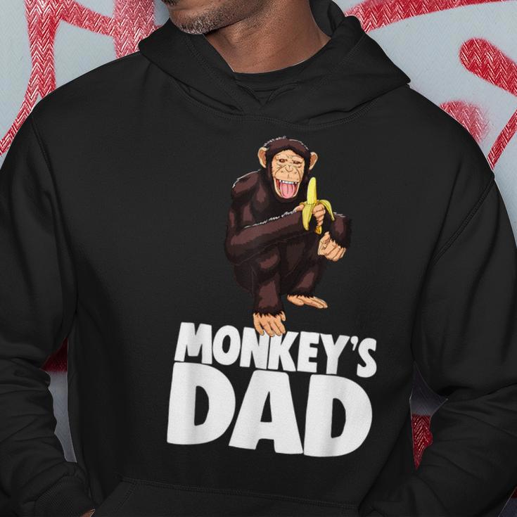 Monkey's Dad Monkey Banana Love Hoodie Unique Gifts