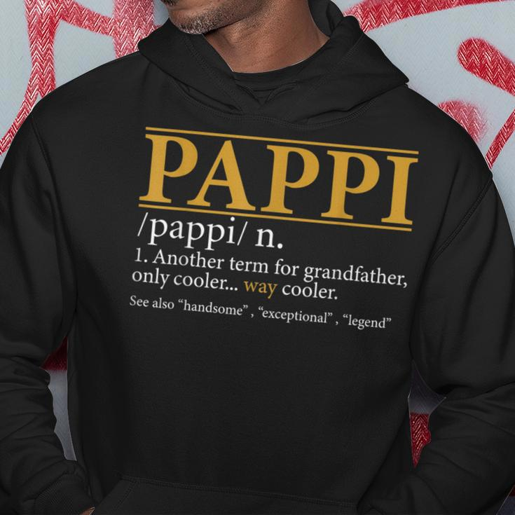 Pappi Definition Fathers Day Grandpa Hoodie Unique Gifts